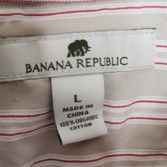 Banana Republic Men's Long Sleeve Button-Down Shirt size Large - Picture 4 of 5